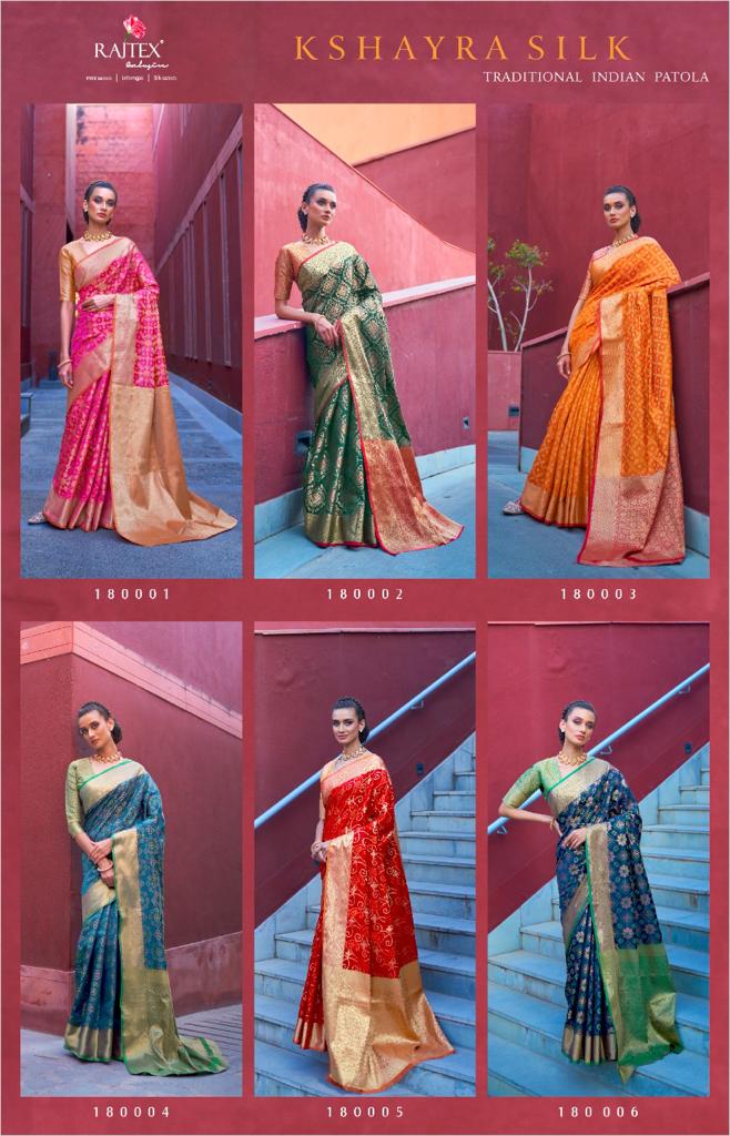 Rajtex Kshayra Latest fancy designer Wedding Ethnic Wear Silk Exclusive Saree Collection
